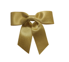 Your Little Miss Haarspeld met kleine strik Marly - Gold sparkle