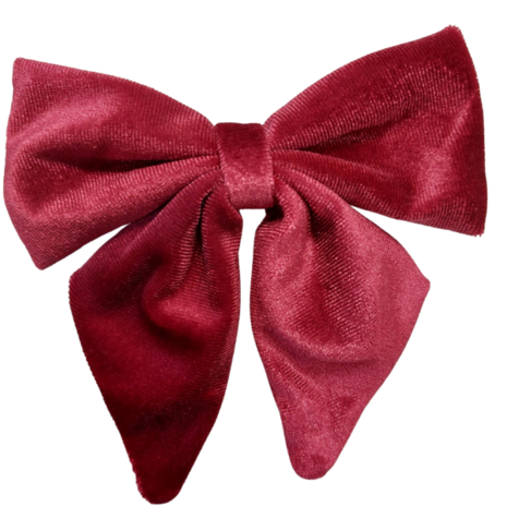 Your Little Miss Haarspeld met grote strik Marly - Velvet burgundy