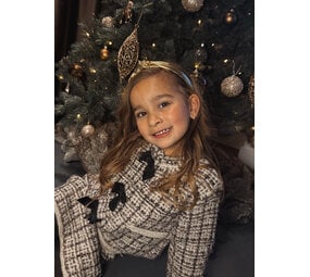 Your Little Miss Brede diadeem met knoop - Gold metallic Your Little Miss Brede diadeem met knoop - Gold metallic