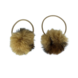 Your Little Miss Basic haarelastiekjes met pompoms - leopard love Your Little Miss Basic haarelastiekjes met pompoms - leopard love