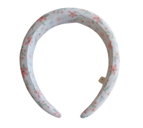 Your Little Miss Brede diadeem van satijn - coral bloom