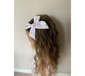 Your Little Miss Haarspeldje met strik Tess - coral bloom