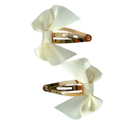 Your Little Miss Baby Haarspeldjes met bloemen - Satin bow Your Little Miss Baby Haarspeldjes met bloemen - Satin bow