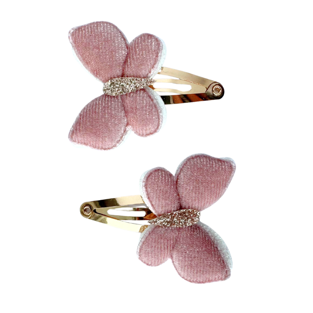 Your Little Miss Baby Haarspeldjes met bloemen Nina - Buttterfly belle