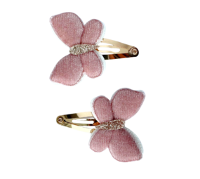 Your Little Miss Baby Haarspeldjes met bloemen Nina - Buttterfly belle