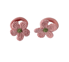 Your Little Miss Baby haarelastiekjes met strikje  - cotton bloom pink Your Little Miss Baby haarelastiekjes met strikje  - cotton bloom pink