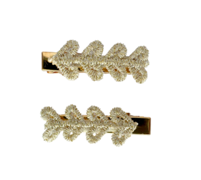 Your Little Miss Baby Haarspeldjes met bloemen - Sparkle hearts Your Little Miss Baby Haarspeldjes met bloemen - Sparkle hearts
