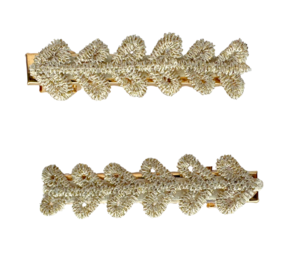 Your Little Miss Haarspeldjes met bloemen - Sparkle hearts Your Little Miss Haarspeldjes met bloemen - Sparkle hearts