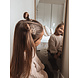 Your Little Miss Haarspeldjes met stof - leopard latte Your Little Miss Haarspeldjes met stof - leopard latte