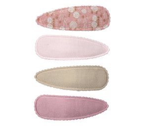 Your Little Miss Haarspeldjes met stof - Dusty rose Your Little Miss Haarspeldjes met stof - Dusty rose