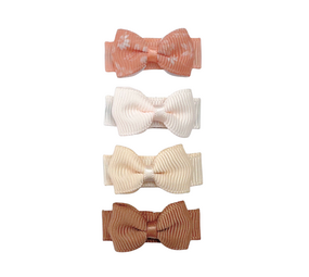 Your Little Miss Baby haarspeldjes met strikje Ivy - Caramel glow Your Little Miss Baby haarspeldjes met strikje Ivy - Caramel glow