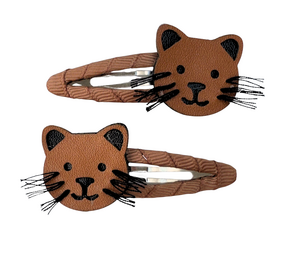 Your Little Miss Haarspeldjes met twist en print - cats Your Little Miss Haarspeldjes met twist en print - cats