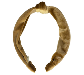 Your Little Miss Brede diadeem met knoop - Honey spice Your Little Miss Brede diadeem met knoop - Honey spice