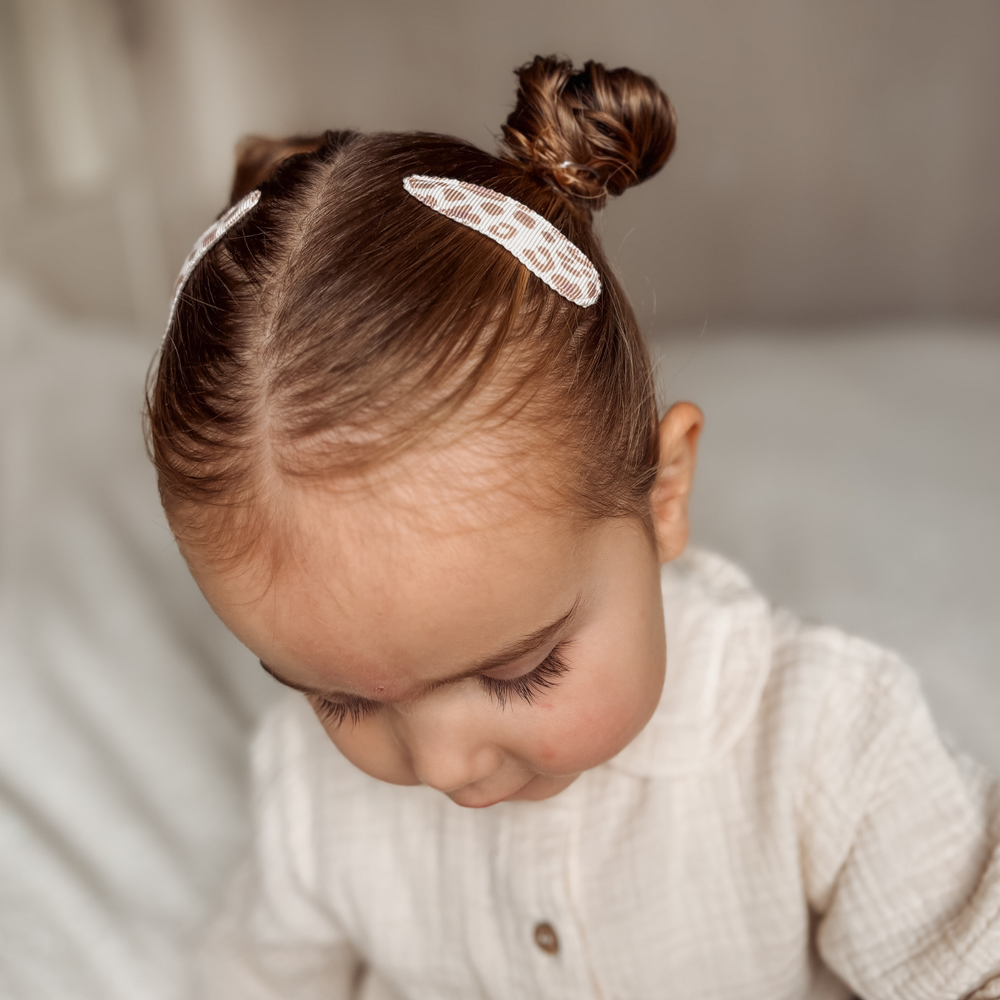 Your Little Miss Haarspeldjes Pippa - leopard latte