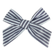 Your Little Miss Haarspeldje met strik - Azure stripe