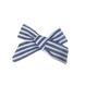 Your Little Miss Baby haarspeldje met strik - Azure stripe