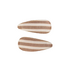 Baby haarspeldjes Pippa - Caramel stripe