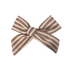 Baby haarspeldje met strik Tess - Caramel stripe