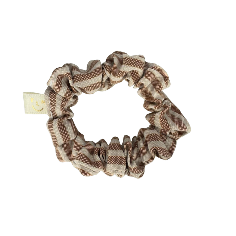 Your Little Miss Mini scrunchie Charlie - Caramel stripe