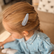 Your Little Miss Haarspeldjes Pippa - Azure stripe Your Little Miss Haarspeldjes Pippa - Azure stripe