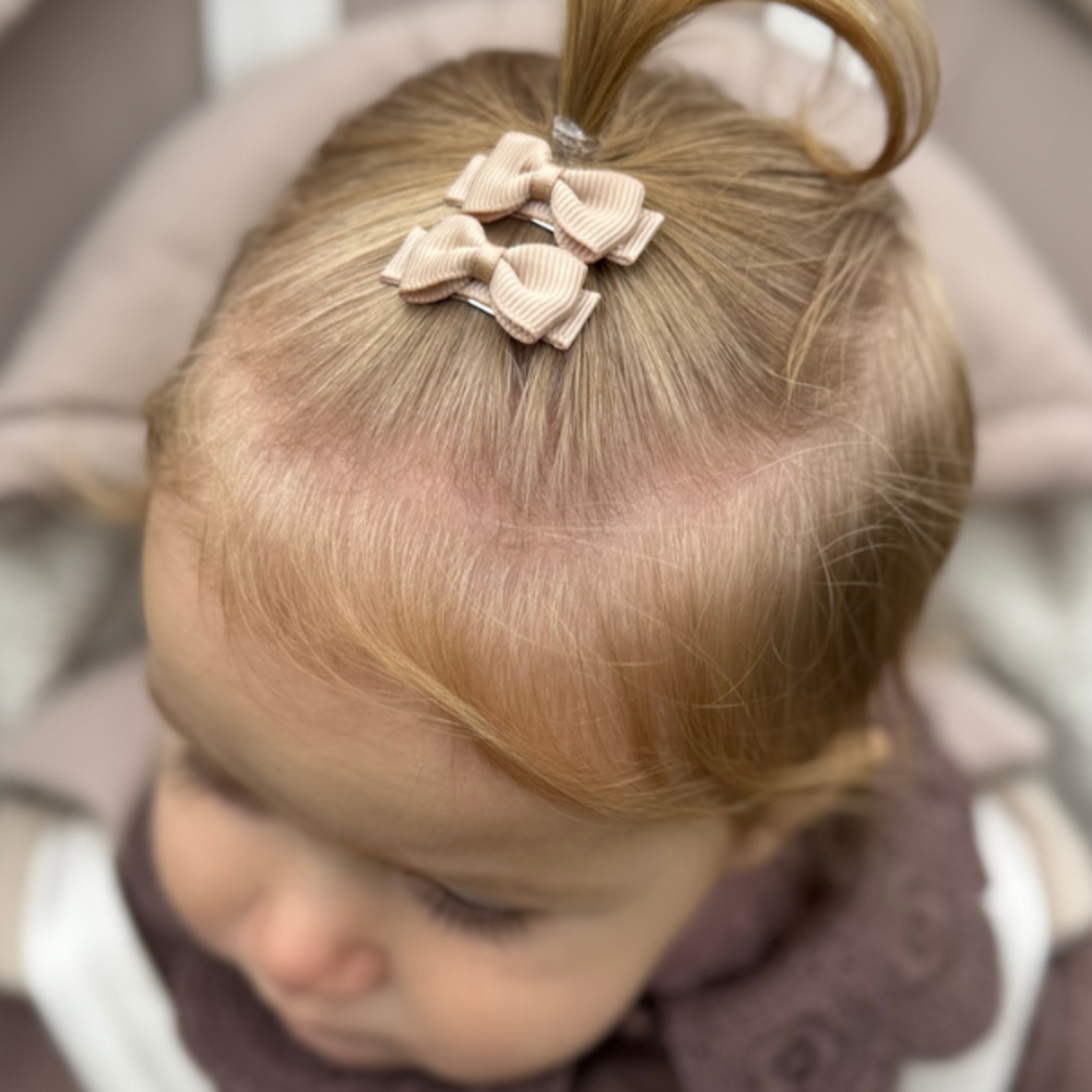 Your Little Miss Baby haarspeldjes met strikje Ivy - pumpkin spice Your Little Miss Baby haarspeldjes met strikje Ivy - pumpkin spice