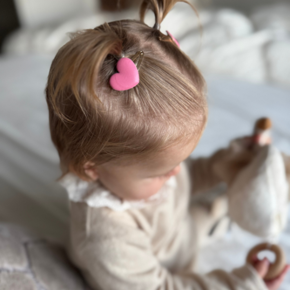 Your Little Miss Baby haarspeldjes Jade - Blush hearts Your Little Miss Baby haarspeldjes Jade - Blush hearts