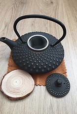 Gietijzeren theepot traditioneel zwart 1,20 liter