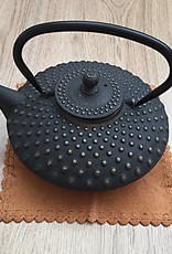 Cast iron teapot traditional black 1.20 liter