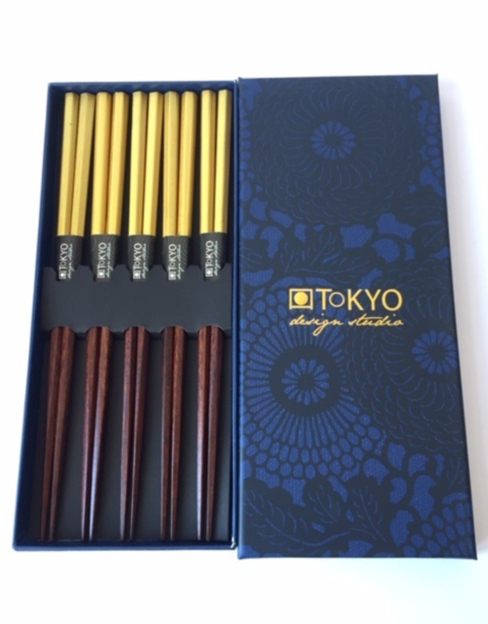 Tokyo Design Studio Japanese luxury chopsticks Gold