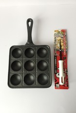 Takoyaki pan (Japanese pancake pan) cast iron