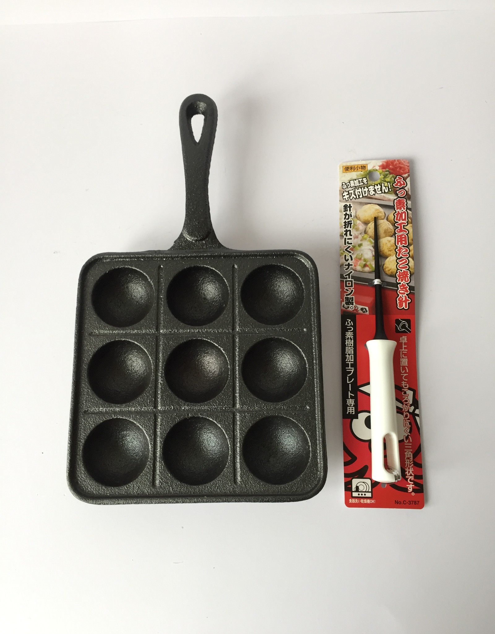 Takoyaki pan (Japanese poffertjes pan) cast iron
