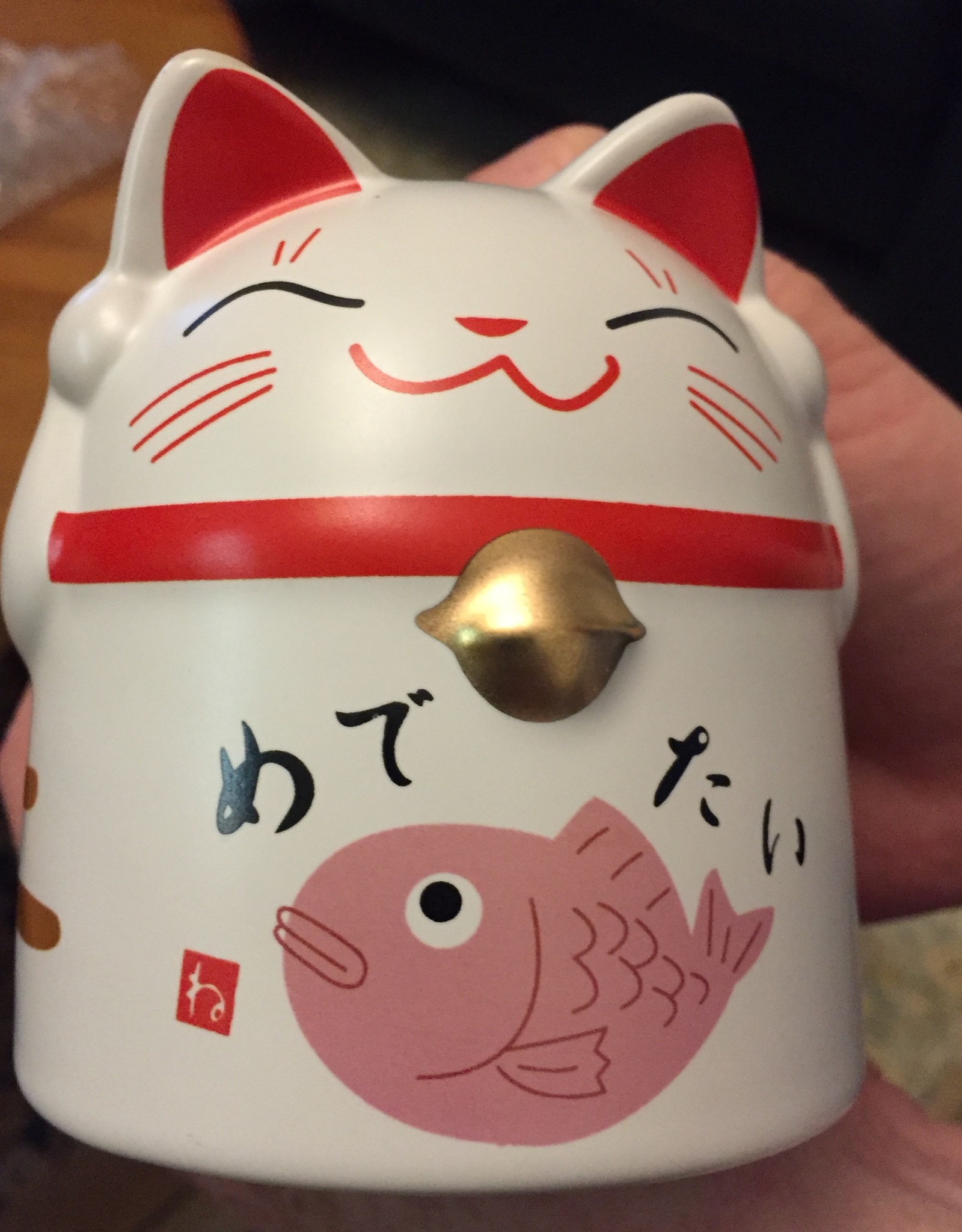 Tokyo Design Studio Lucky Cat mok roze
