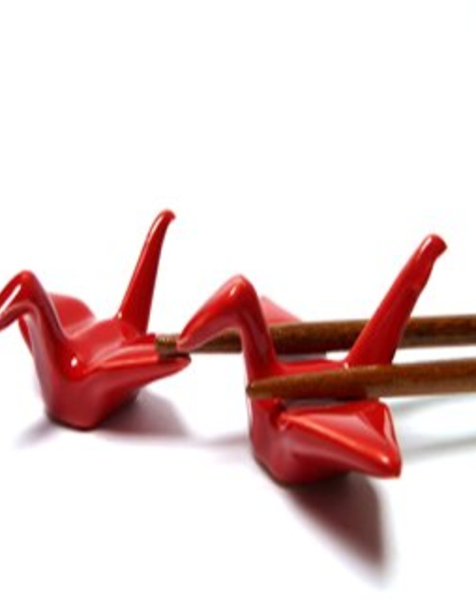 Crane (red) chopsticks coaster Japans Servies