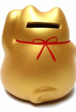 Lucky cat  spaarpot goud