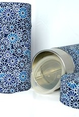 Tokyo Design Studio Japanese tea tin with flowers