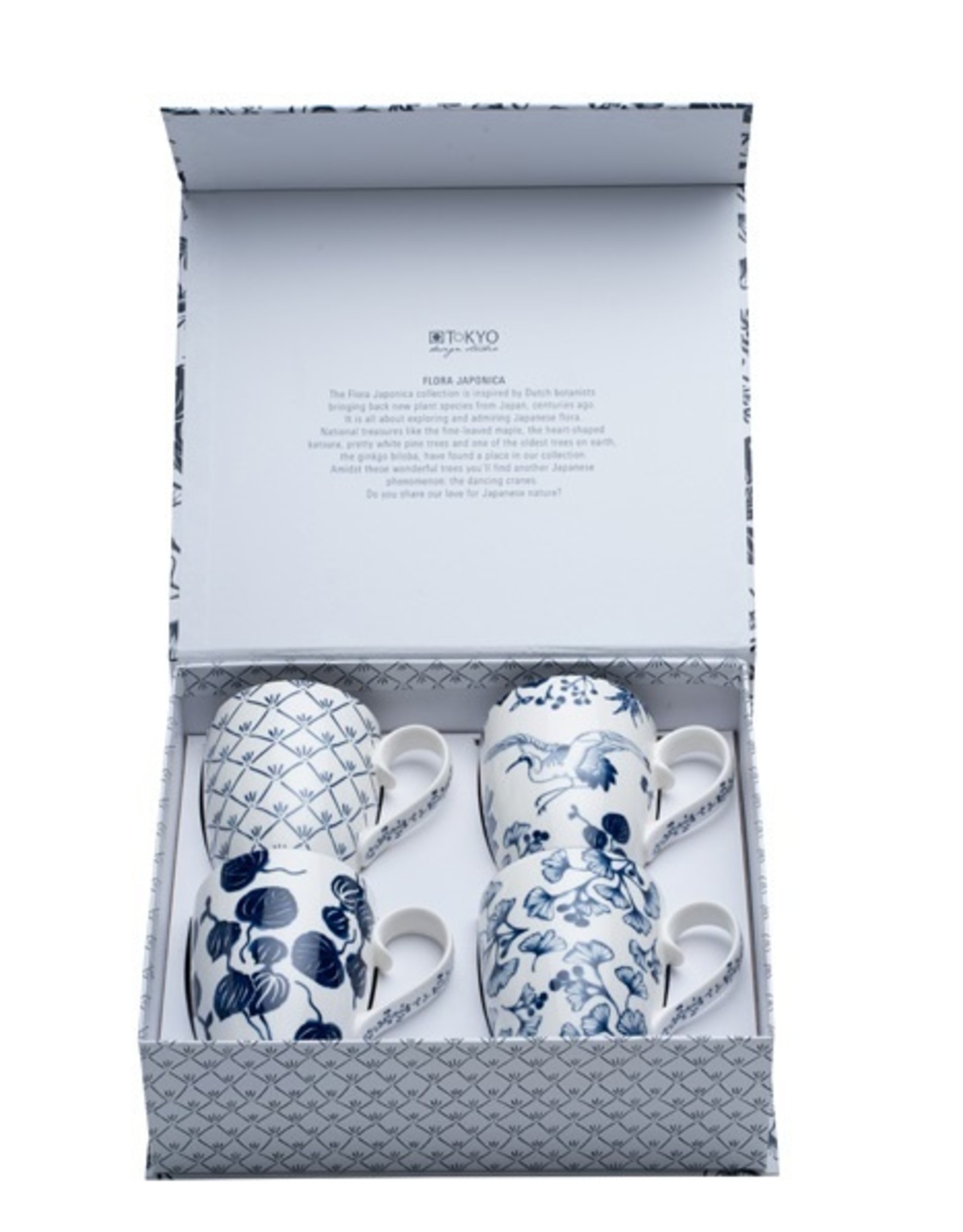 Tokyo Design Studio Flora Japonica tea cup gift set