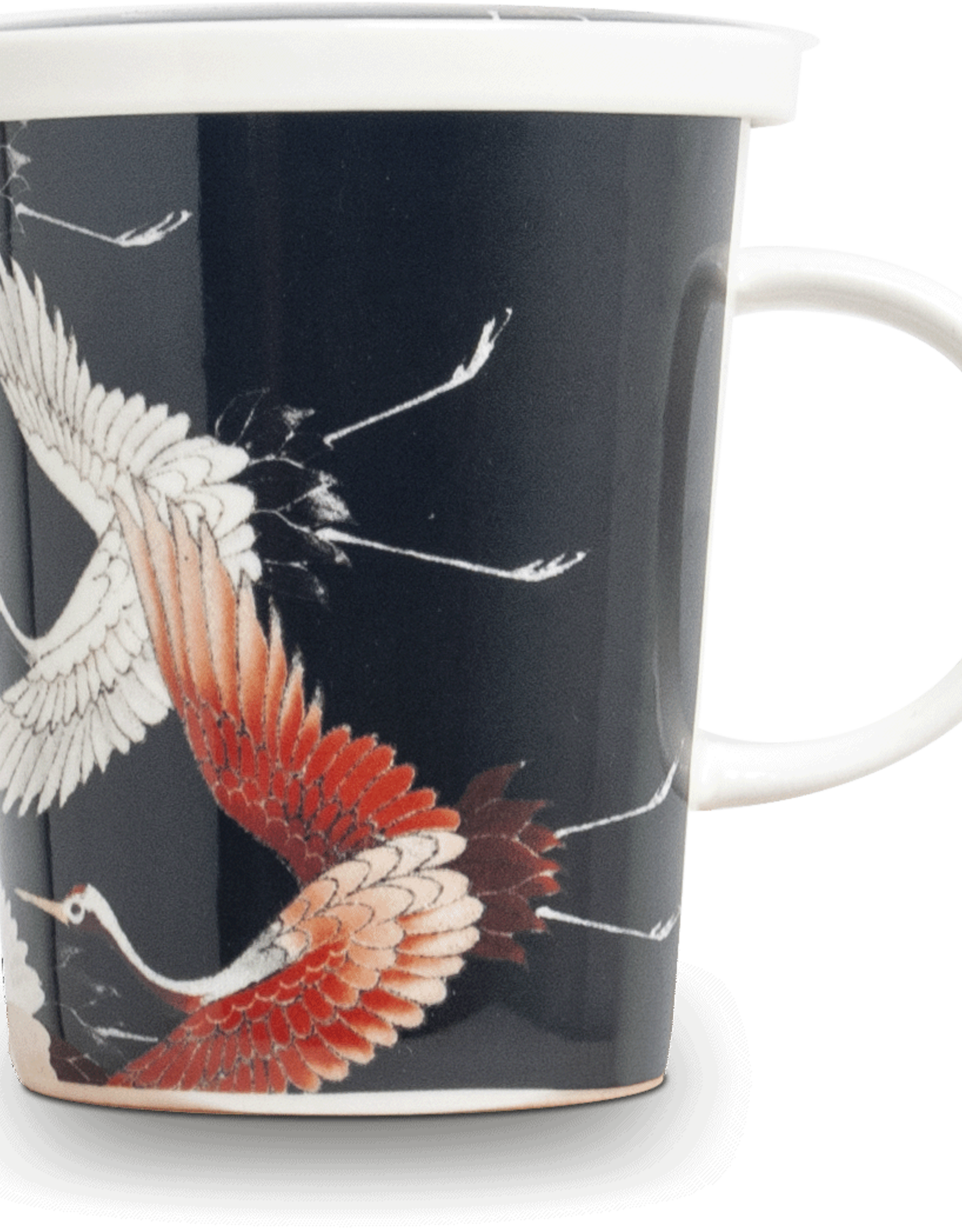 Royal Tea Black tea cup with crane in gift box