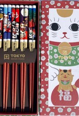 Tokyo Design Studio Chopsticks Maneki Neko (lucky cat)