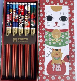 Tokyo Design Studio Chopsticks Maneki Neko (lucky cat)