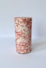 Tokyo Design Studio Japanese tea tin washi paper Cherry Blossom