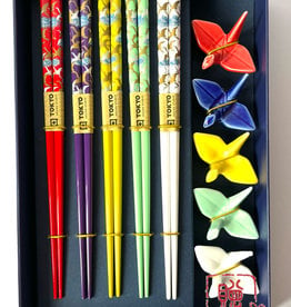 Tokyo Design Studio Luxe chopsticks geschenkdoos kraanvogel