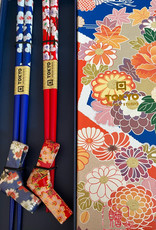 Tokyo Design Studio Japanese chopsticks chrysanthemums plus coasters (2 sets)