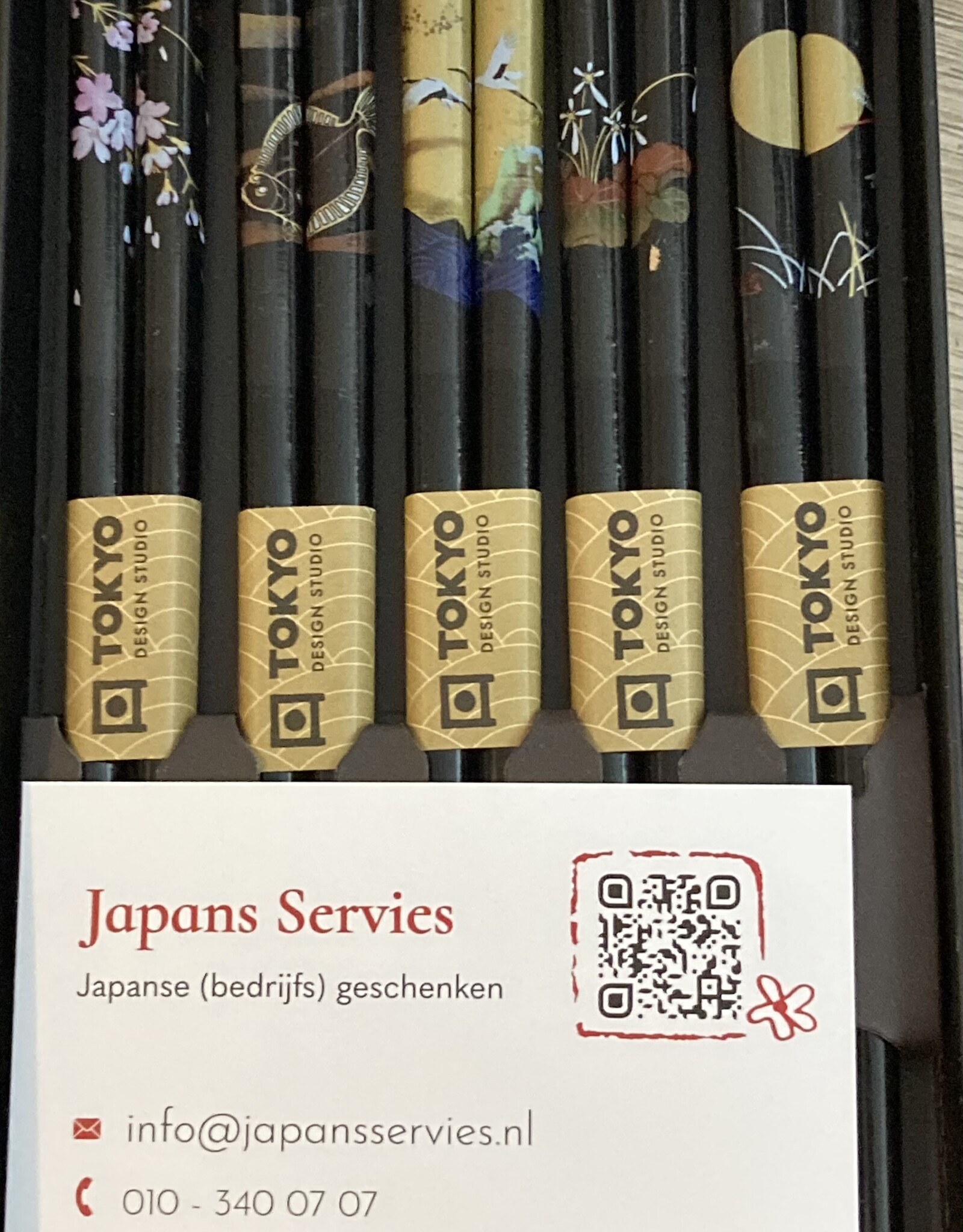 Tokyo Design Studio Japanse zwarte luxe chopsticks