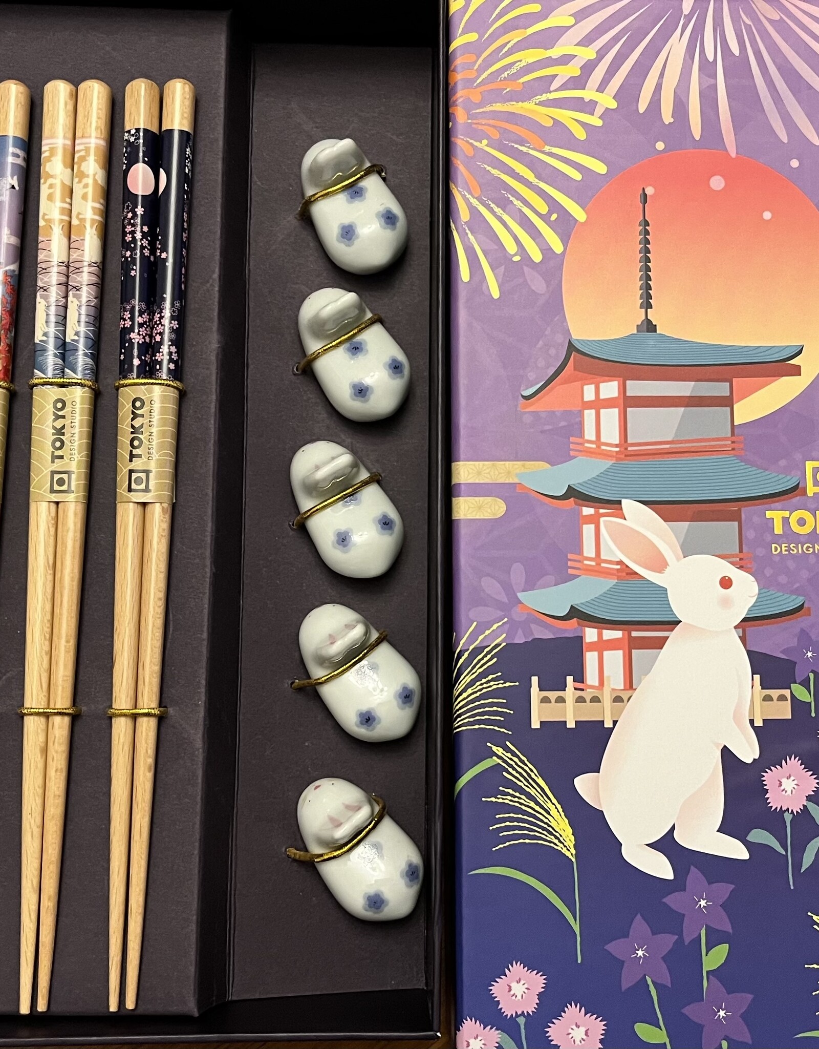 Tokyo Design Studio Chopsticks Giftset Rabbit