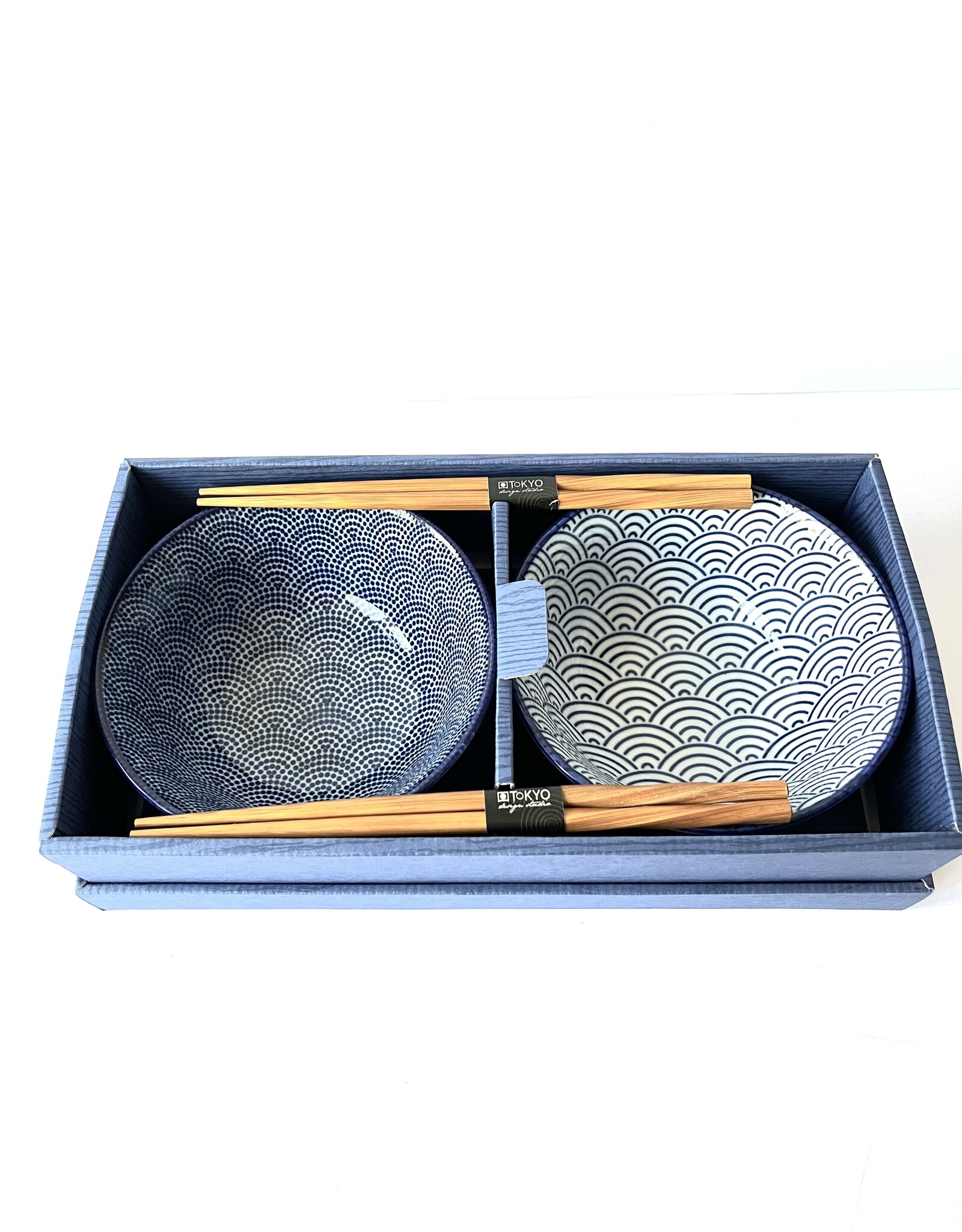 Tokyo Design Studio Nippon Blue bowls gift sets Dots & Wave