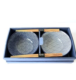 Tokyo Design Studio Nippon Blue kommen  Golven