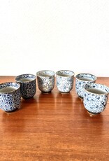 Tokyo Design Studio Theekopjes Sometsuke Lovely leaves (B)  (set van 10)