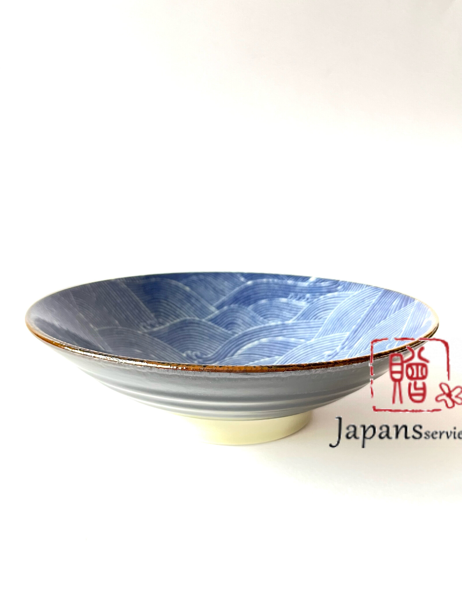 Tokyo Design Studio Seigaiha bowl in luxury gift box (1400 ml)