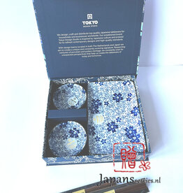 Tokyo Design Studio Japanse sushi cadeauset lentebloesem