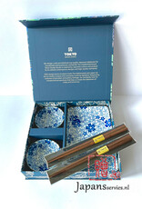 Tokyo Design Studio Japanse sushi cadeauset lentebloesem